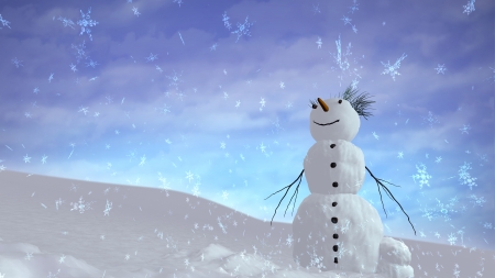 The background of snowflake falling for Christmas themeの写真素材