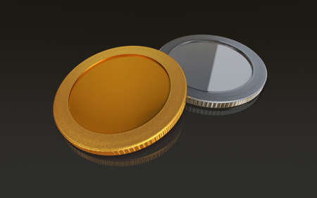 The currency coin of capital transaction for keying graphic