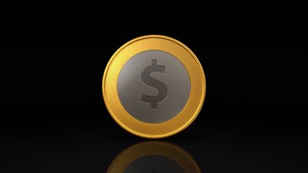 The digital currency coin of peer-to-peer for capital transactionの写真素材