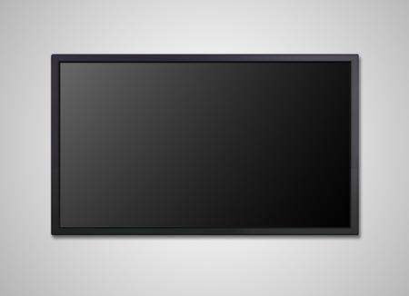 blank on the monitor display, it is representing the entertainment conceptの写真素材
