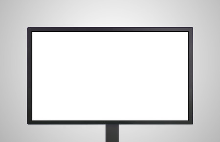 blank is display on the desktop screenの写真素材