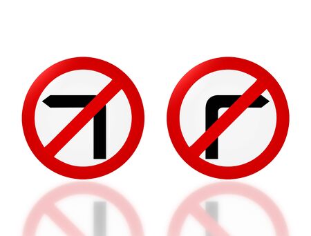 the notice of traffic sign for transportation safety の写真素材