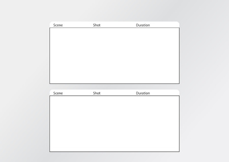 Professional of film storyboard templateのイラスト素材