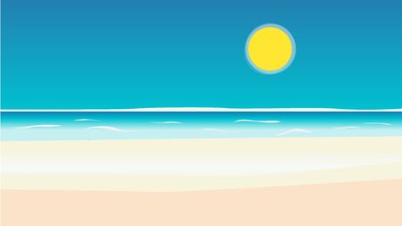 Abstract beautiful sea and sky backgroundのイラスト素材