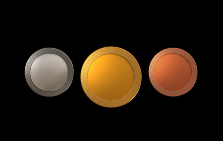 The metal of medal for the prize conceptの写真素材
