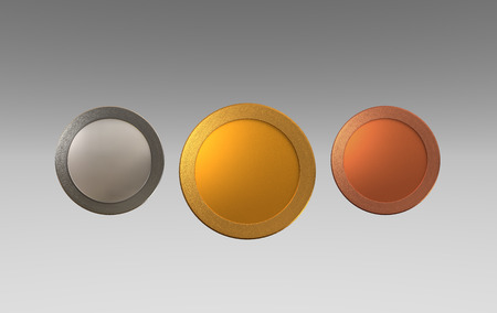 The metal of medal for the prize conceptの写真素材
