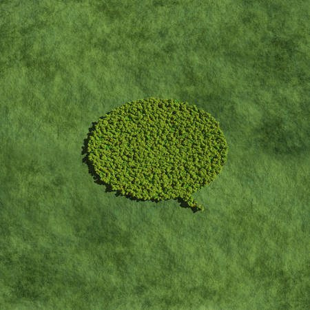 graphic create by tree for the natural conceptの写真素材