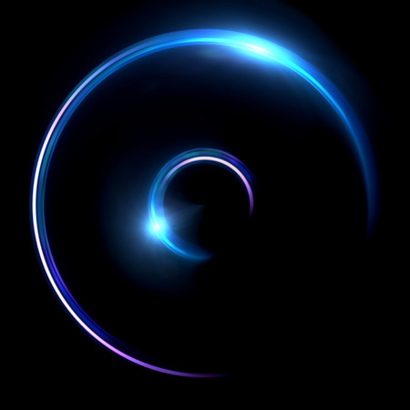 beautiful double ring lens flare effect is simple to use add on backgroundの写真素材