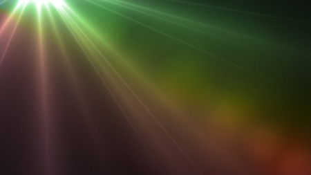 Jesus Light green and yellow lens flare special effectの写真素材