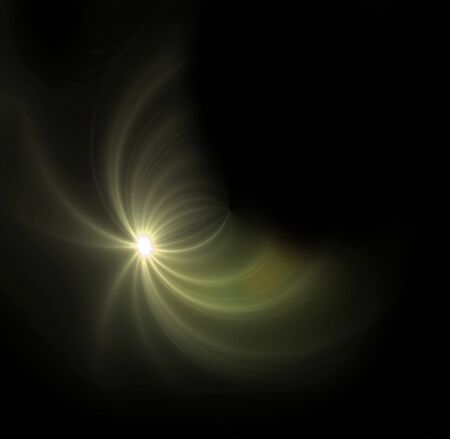 beautiful twirl lens flare effect is simple to use add on backgroundの写真素材