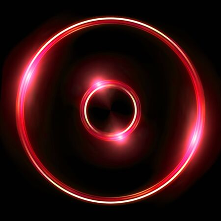beautiful double ring lens flare effect is simple to use add on backgroundの写真素材