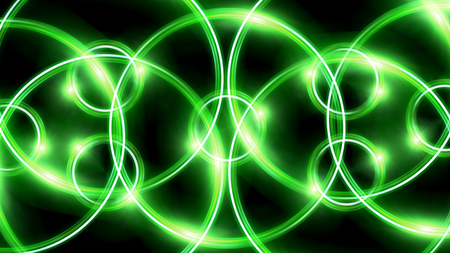 The circle shape of ring lens flares with dark backgroundの写真素材