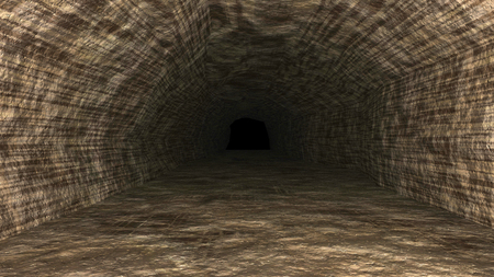 the mystery of secret rock tunnel backgroundの写真素材