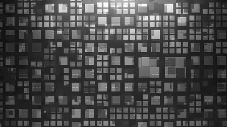 the metal square background with abstract patternの写真素材