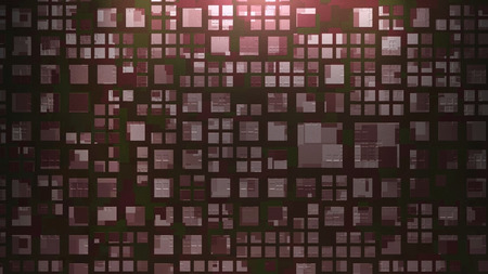 the metal square background with abstract patternの写真素材
