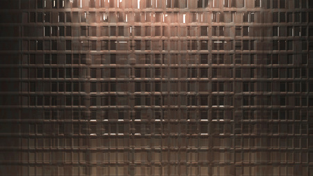 the metal square background with abstract patternの写真素材