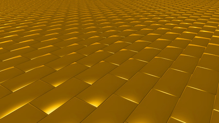 The Abstract background made of 3d cubesの写真素材
