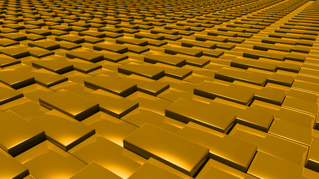 The Abstract background made of 3d cubesの写真素材