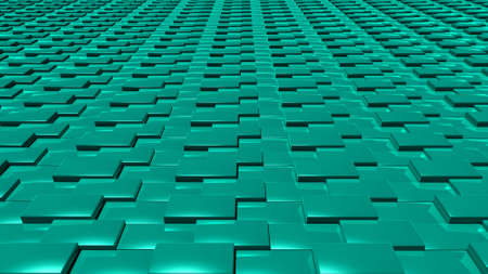 The Abstract background made of 3d cubesの写真素材