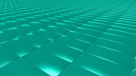 The Abstract background made of 3d cubesの写真素材