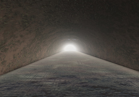 the horrible cave rock tunnel の写真素材