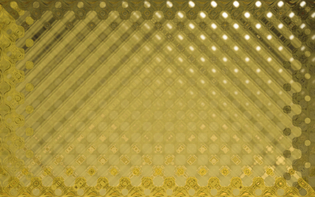 The 3D render of futuristic crystal square patternの写真素材