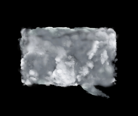conversation icon graphic created by cloud textureの写真素材