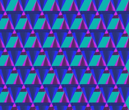 3D rendering of cone pattern was make by crystal material shader.