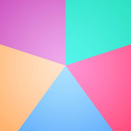 the round shape of colorful spectrum patternの写真素材