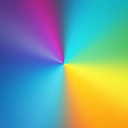 the round shape of colorful spectrum pattern