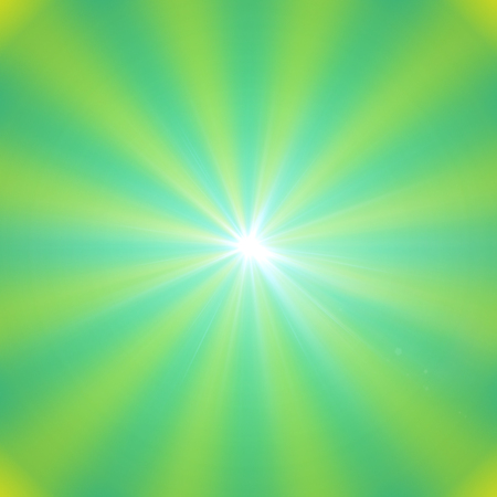 the round shape of colorful spectrum and star flareの写真素材