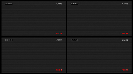 CCTV Security Camera with timecode and noise filter effectの写真素材