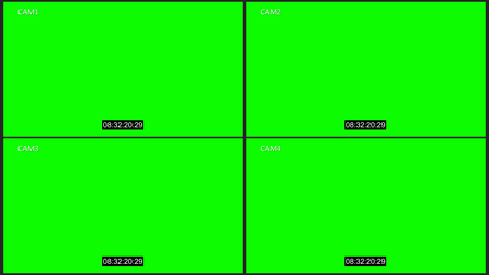 CCTV Security Camera with timecode effectの写真素材