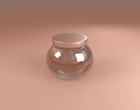 rose gold jarの写真素材