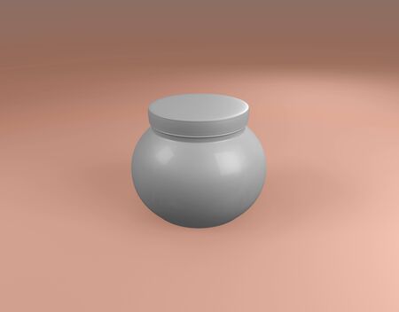 3D Plastic Jarの写真素材