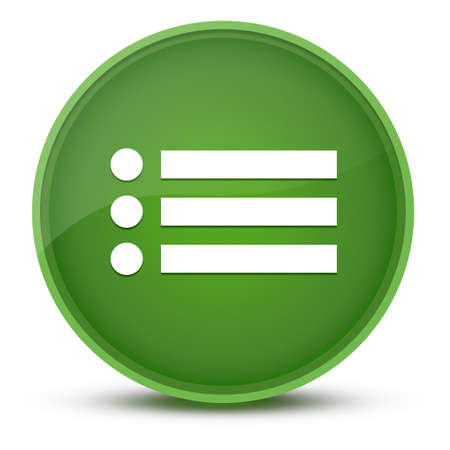 List luxurious glossy green round button abstract illustrationの写真素材