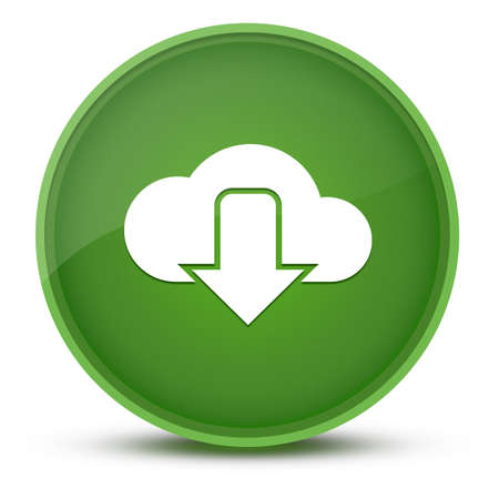 Download luxurious glossy green round button abstract illustrationの写真素材