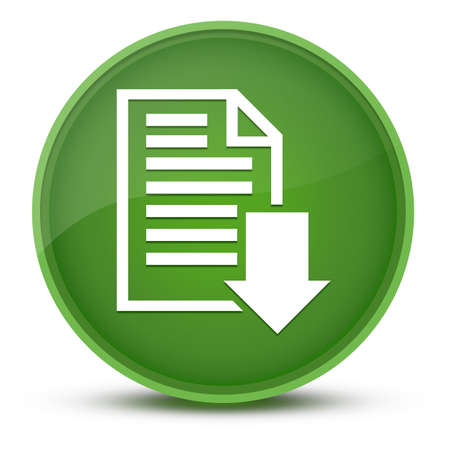 Download document luxurious glossy green round button abstract illustrationの写真素材