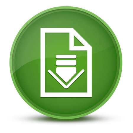 Download document luxurious glossy green round button abstract illustrationの写真素材