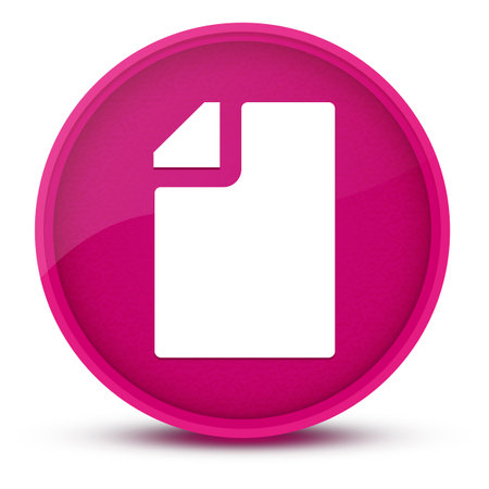 Page luxurious glossy pink round button abstract illustrationの写真素材