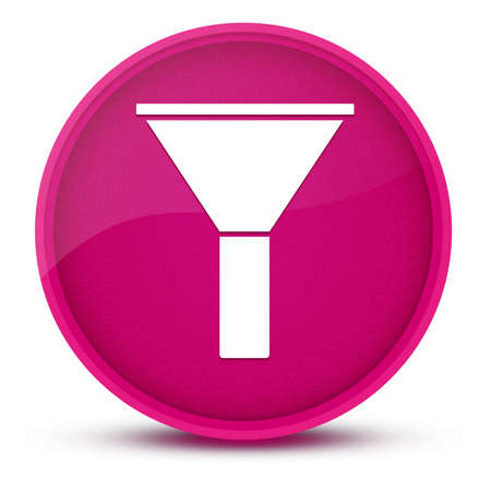 Filter luxurious glossy pink round button abstract illustrationの写真素材