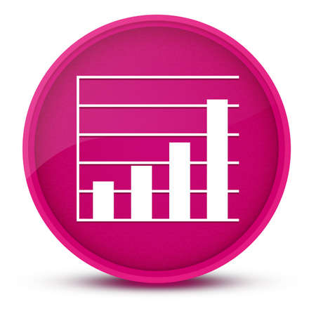 Analysis luxurious glossy pink round button abstract illustrationの写真素材