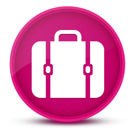 Bag luxurious glossy pink round button abstract illustrationの写真素材