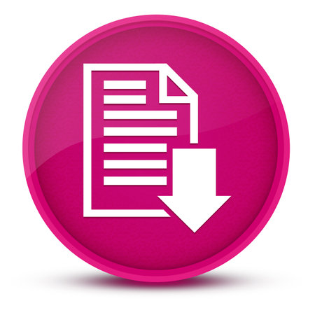 Download document luxurious glossy pink round button abstract illustrationの写真素材