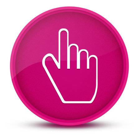 Tips luxurious glossy pink round button abstract illustrationの写真素材