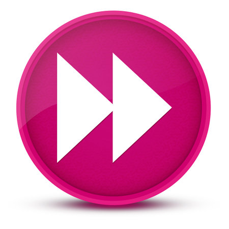 Jump forward luxurious glossy pink round button abstract illustrationの写真素材