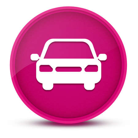 Car luxurious glossy pink round button abstract illustrationの写真素材