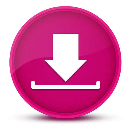 Download luxurious glossy pink round button abstract illustrationの写真素材