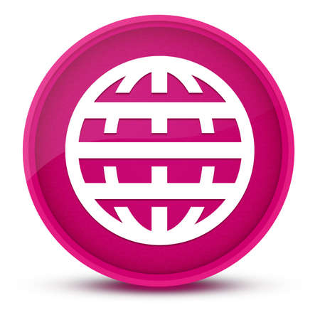 Website luxurious glossy pink round button abstract illustrationの写真素材