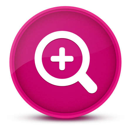 Zoom in luxurious glossy pink round button abstract illustrationの写真素材